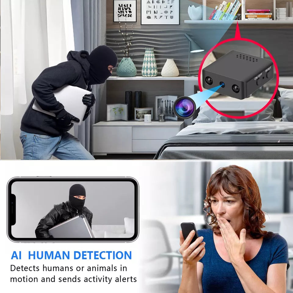 Kompakte Micro HD Videokamera mit Audio und Nachtsicht