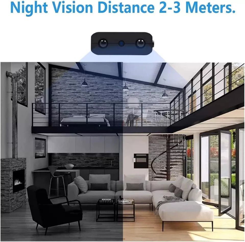Kompakte Micro HD Videokamera mit Audio und Nachtsicht
