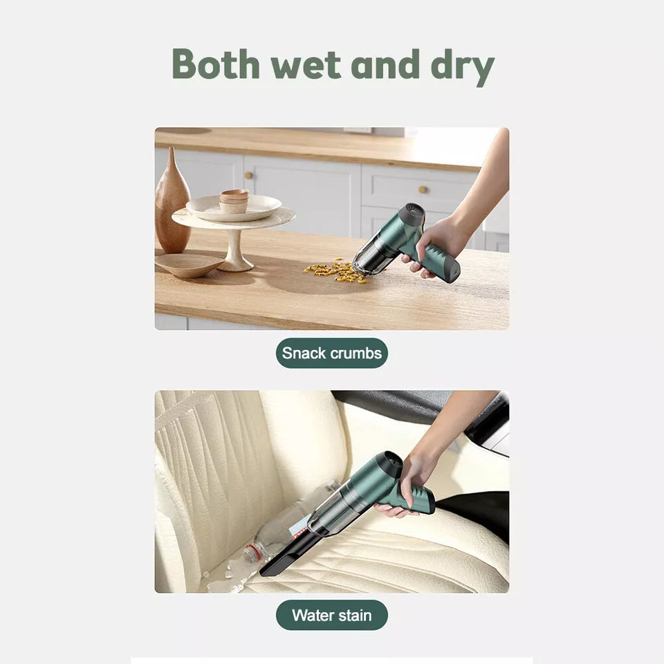 Kabelloser Staubsauger - 3 in 1 Tragbarer Handstaubsauger für Tastaturreinigung, im Freien und für Tierhaare