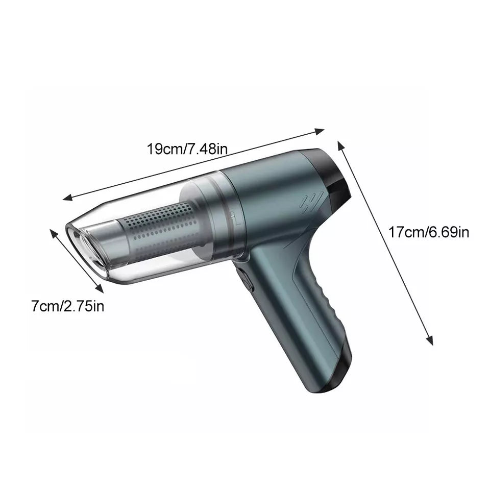 Kabelloser Staubsauger - 3 in 1 Tragbarer Handstaubsauger für Tastaturreinigung, im Freien und für Tierhaare