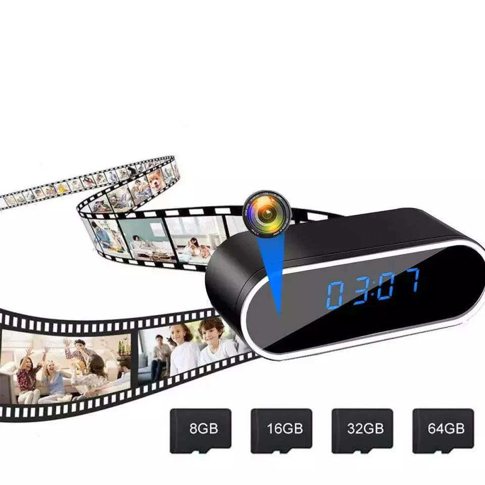 Versteckte Kamera für Zuhause 1080p HD DVR Drahtlose Sicherheits-Selbstinstallations-Kamera Uhrenkit