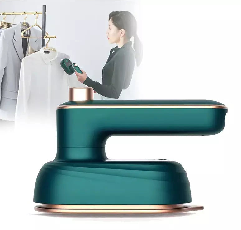Mini Handheld Kleidungsdampfer mit Antihaft-Keramiksohle – Unterstützt trockenes und nasses Bügeln