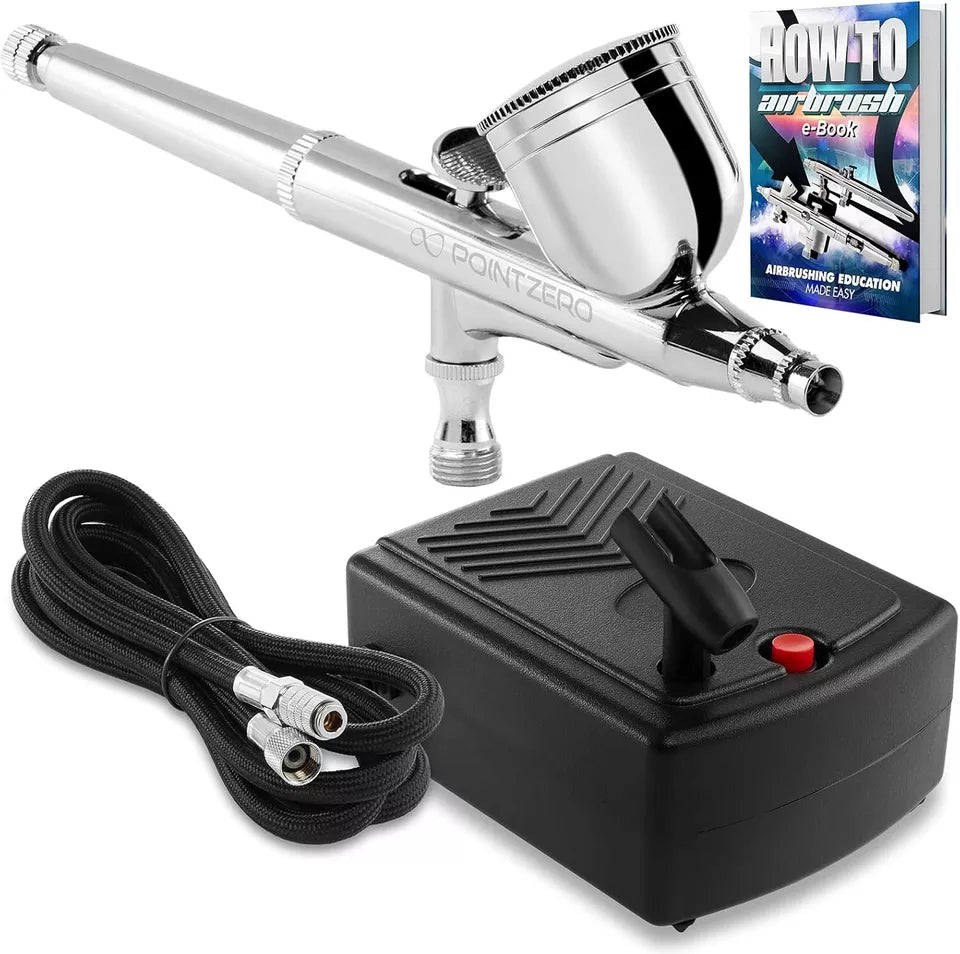 Dual-Action Airbrush-Kompressor-Kit