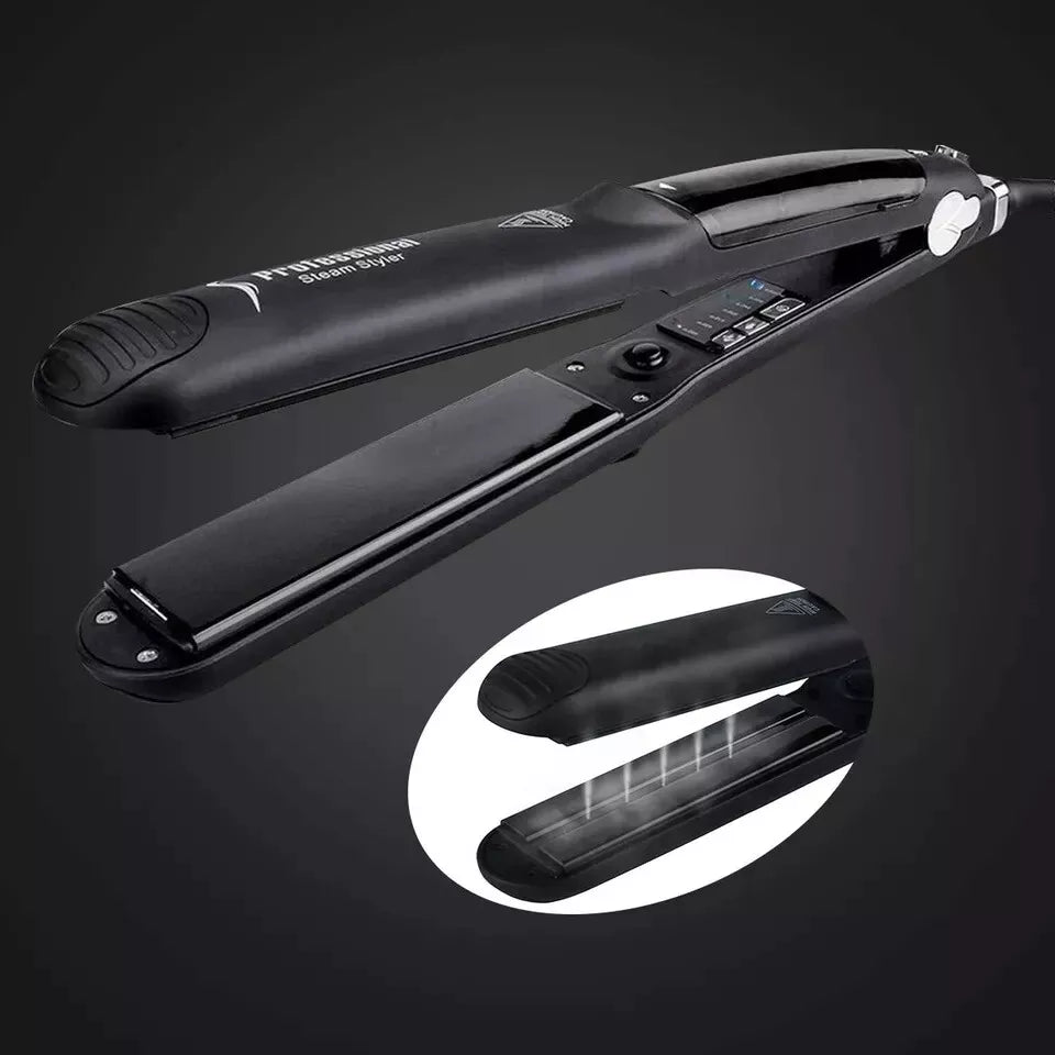 Salon Professional Dampfbürste Haar Glätteisen