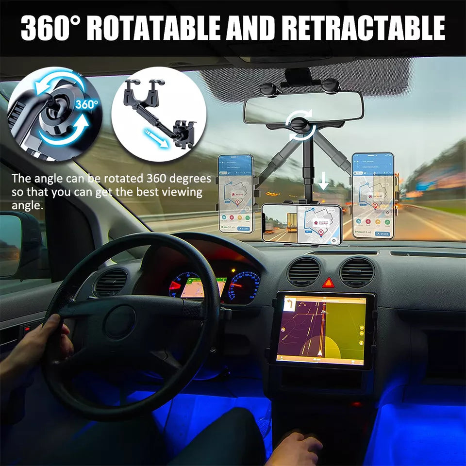 Universeller Handyhalter für Auto – Rückspiegelmontage