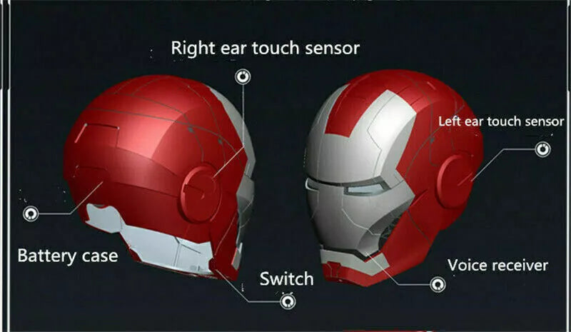 Sprachgesteuertes Iron Man-Helm