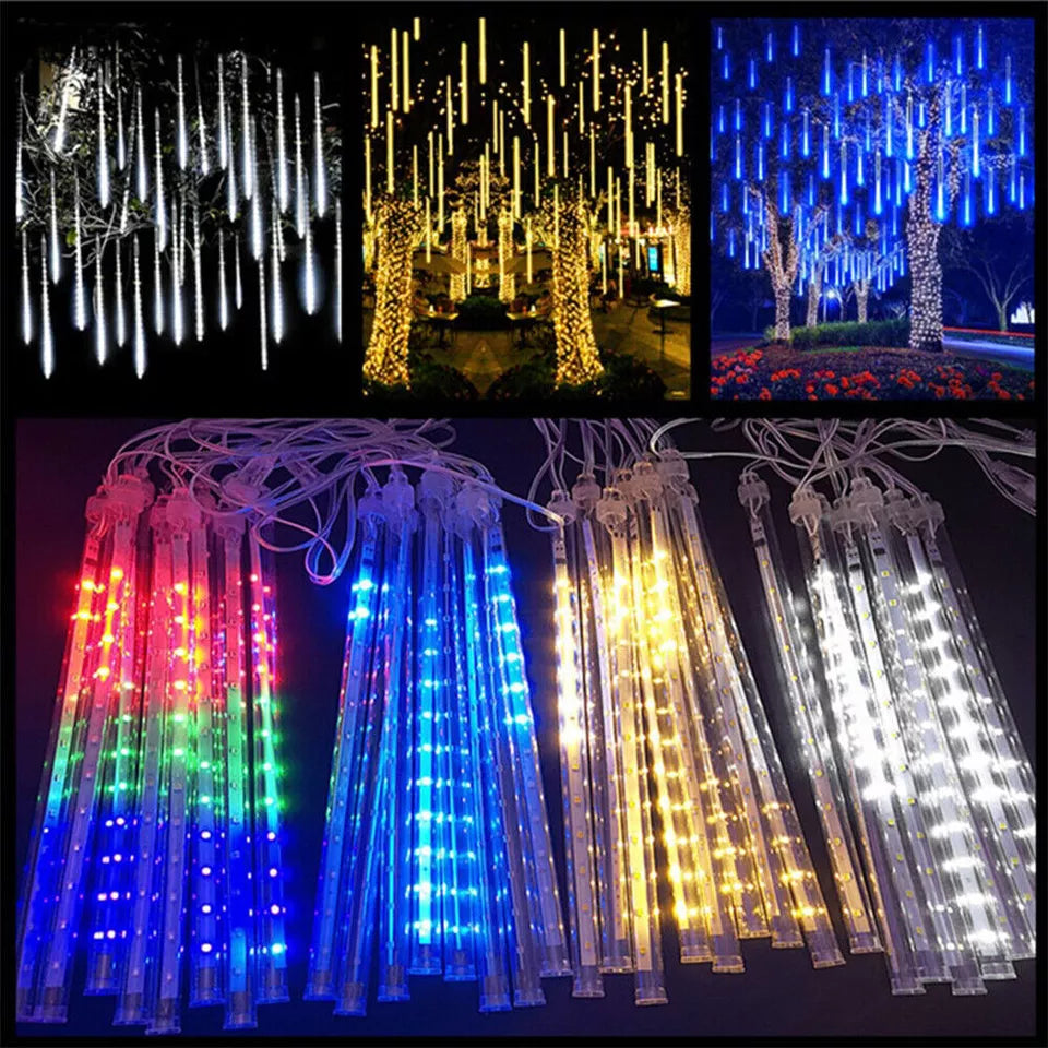 LED Meteor Shower Lichter