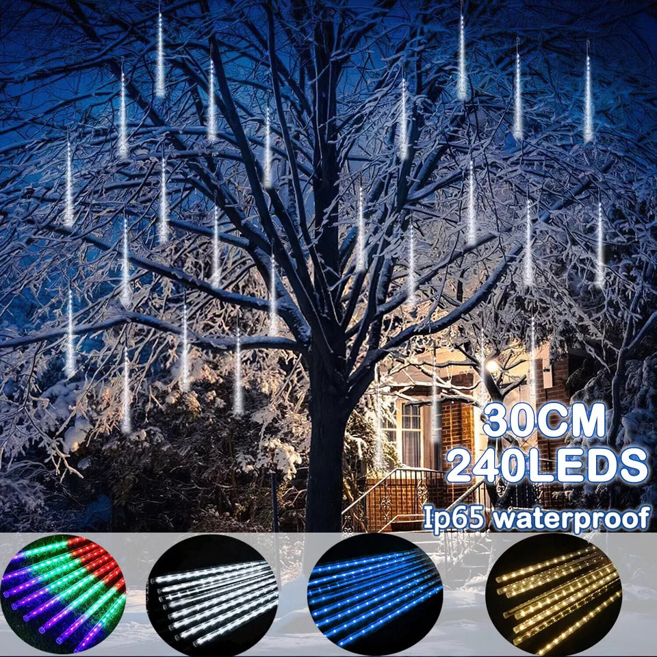 LED Meteor Shower Lichter