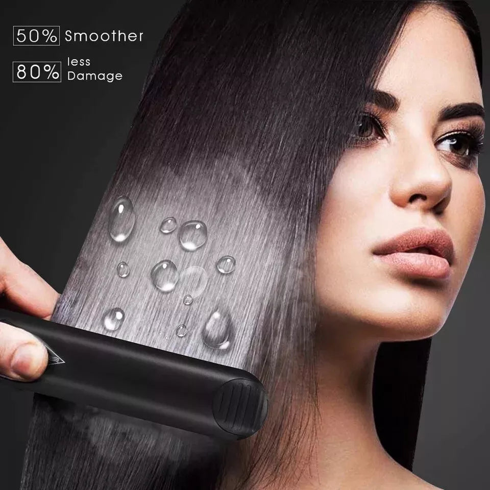 Salon Professional Dampfbürste Haar Glätteisen