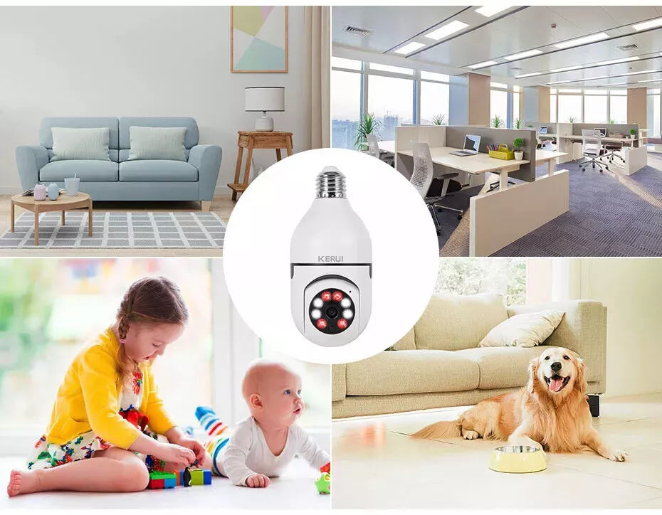 360° Smart Home LED Glühbirne Kamera