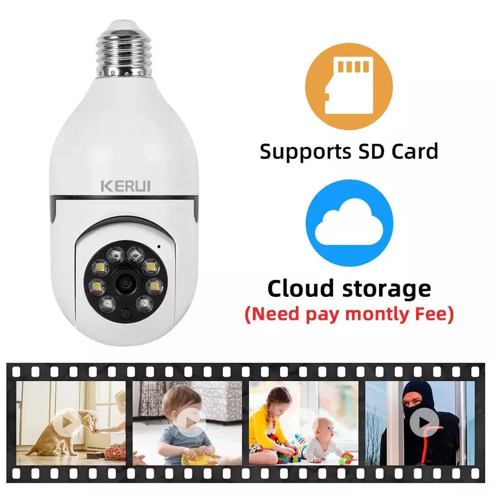 360° Smart Home LED Glühbirne Kamera