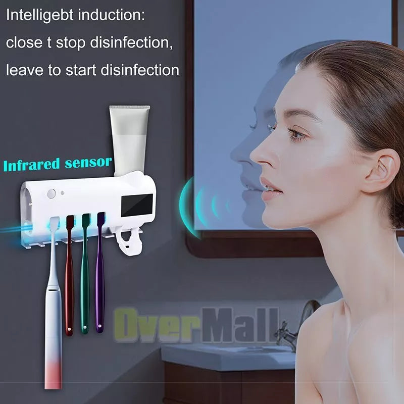 UV-Zahnbürstensterilisator Halter – Kompaktes hygienisches Zahnbürsten-UV-Gerät
