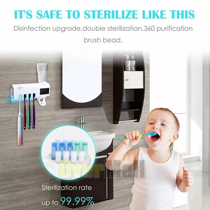UV-Zahnbürstensterilisator Halter – Kompaktes hygienisches Zahnbürsten-UV-Gerät