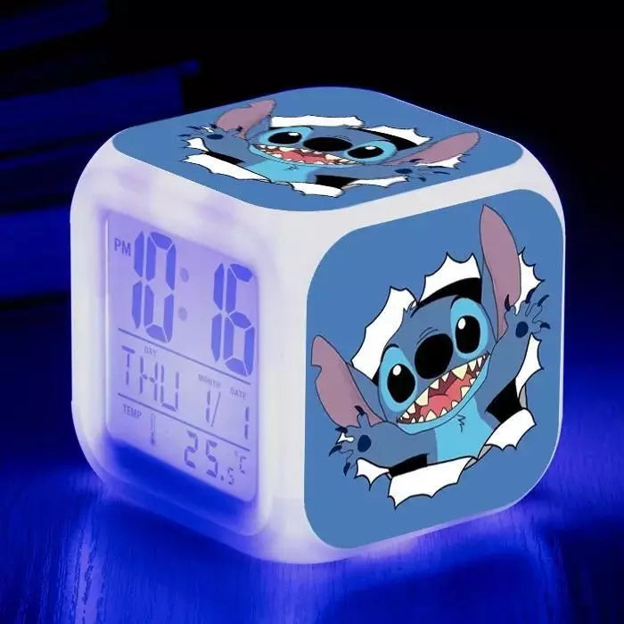 Disney Stitch LED-Alarmuhr