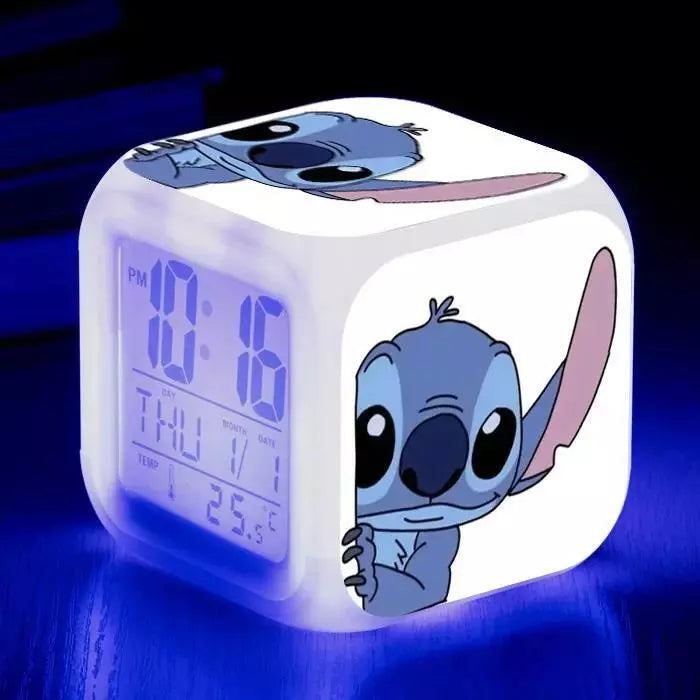 Disney Stitch LED-Alarmuhr