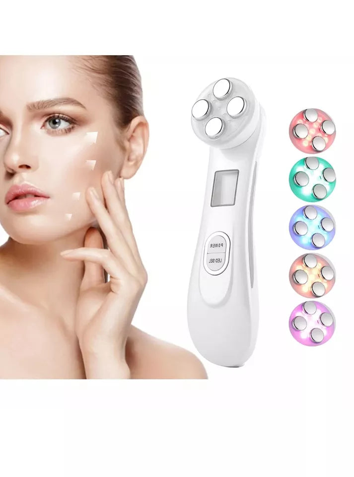 5-in-1 RF EMS Elektroporation LED-Lichttherapie für Akne Hautstraffung Anti-Aging Gerät
