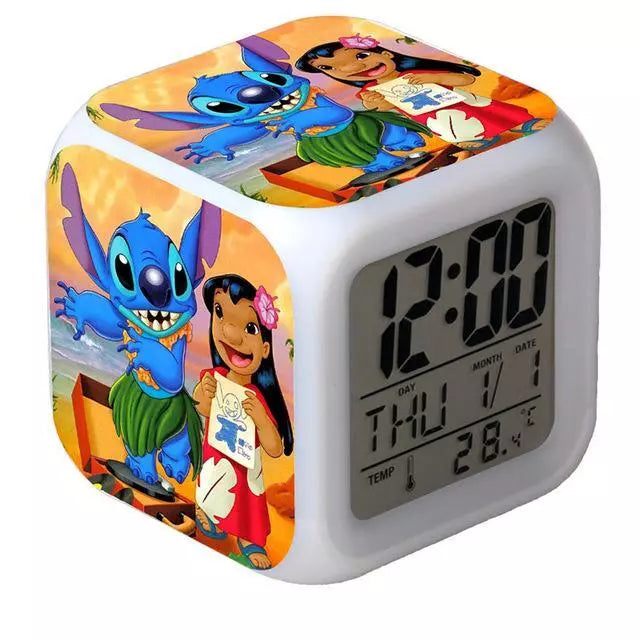 Disney Stitch LED-Alarmuhr