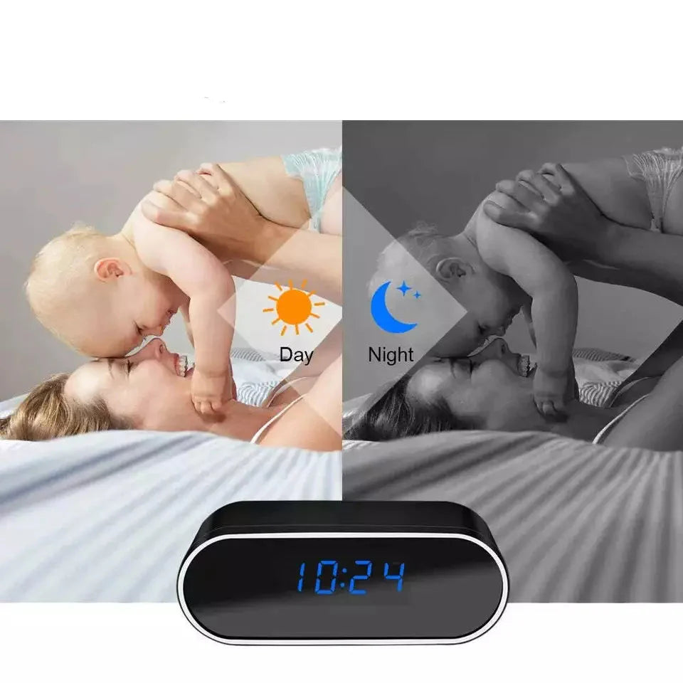 Versteckte Kamera für Zuhause 1080p HD DVR Drahtlose Sicherheits-Selbstinstallations-Kamera Uhrenkit