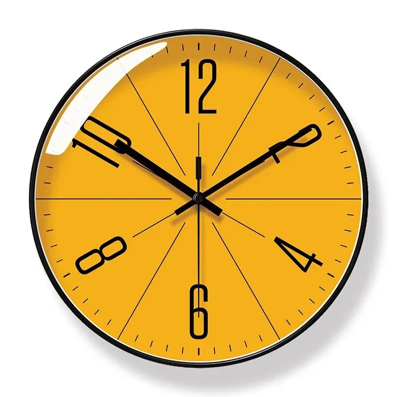 Schwarze Wanduhr Skandinavisch | Präzise & Stilvoll