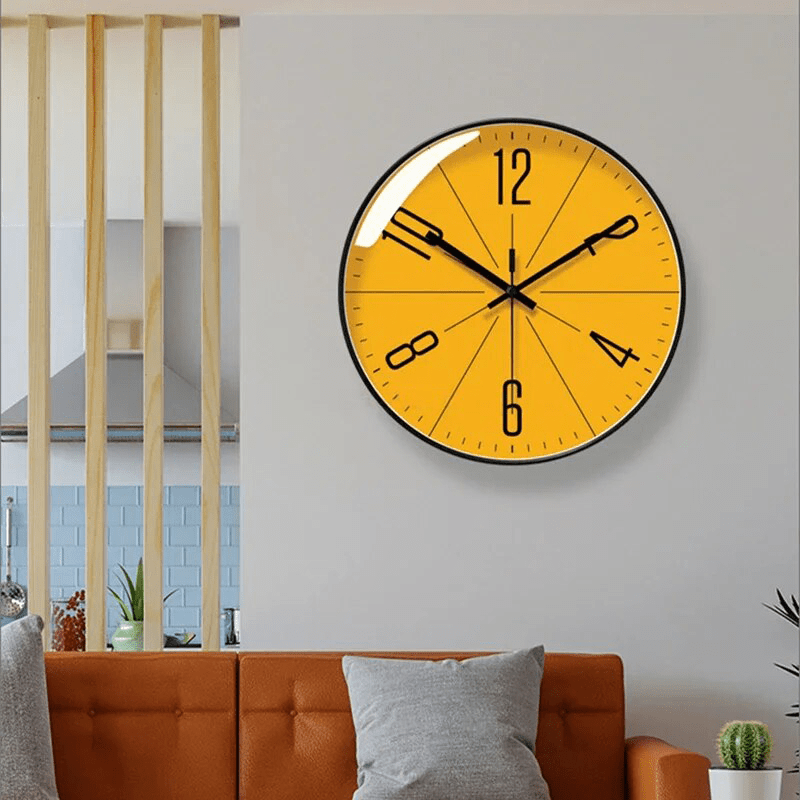 Schwarze Wanduhr Skandinavisch | Präzise & Stilvoll