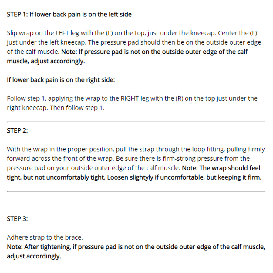 Ischiasnervenschiene ~ Ischias Akupressur Bein & Rücken