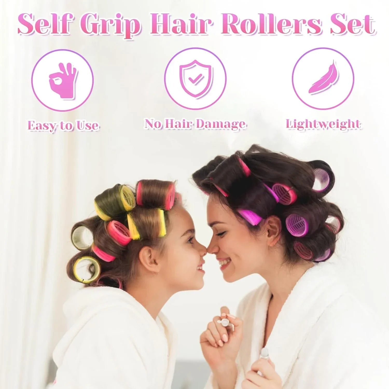 Selbstklebende Haarwickler - Voluminöse und Langanhaltende Locken