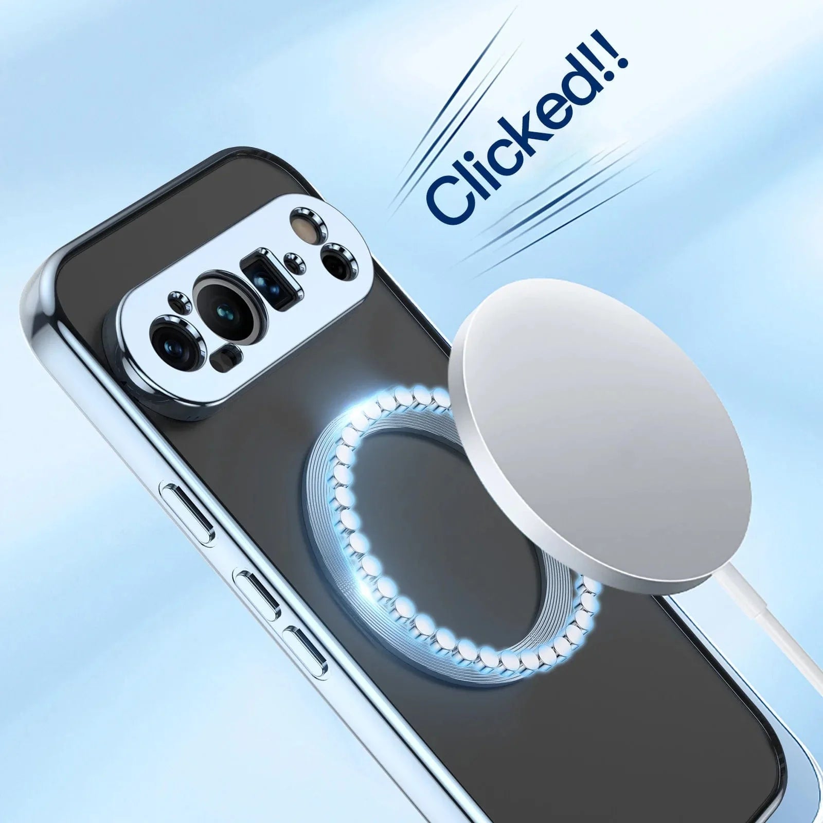 Stoßfestes Google Pixel Wireless Charging Plating Case