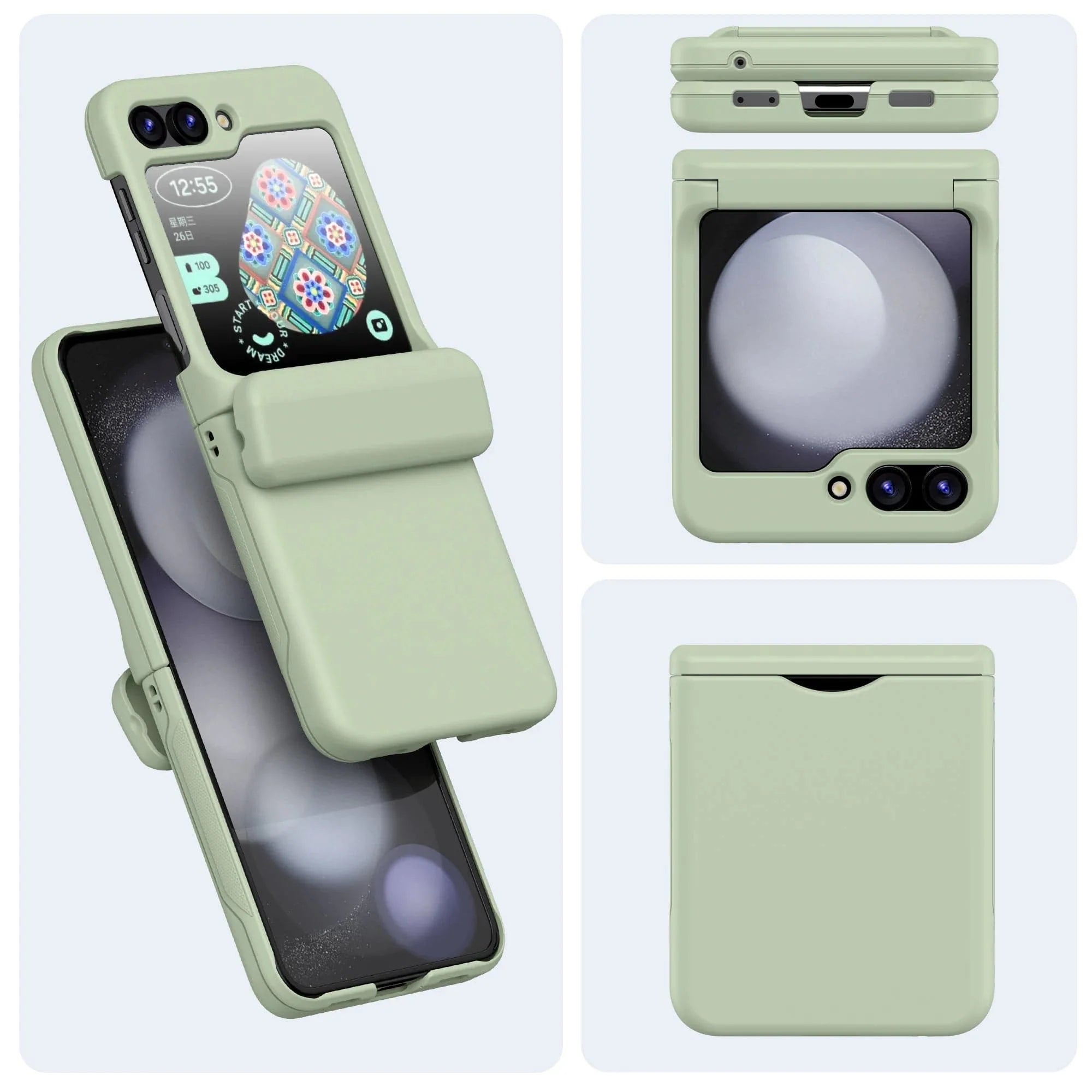 Shockproof Samsung Z Flip Kartenhalter Hülle
