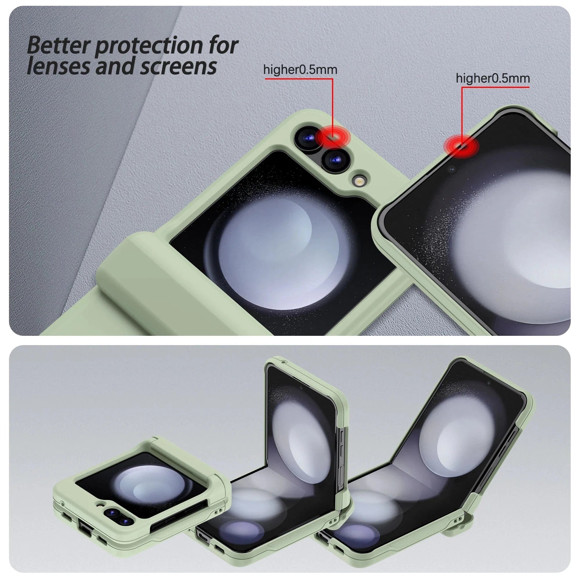Shockproof Samsung Z Flip Kartenhalter Hülle