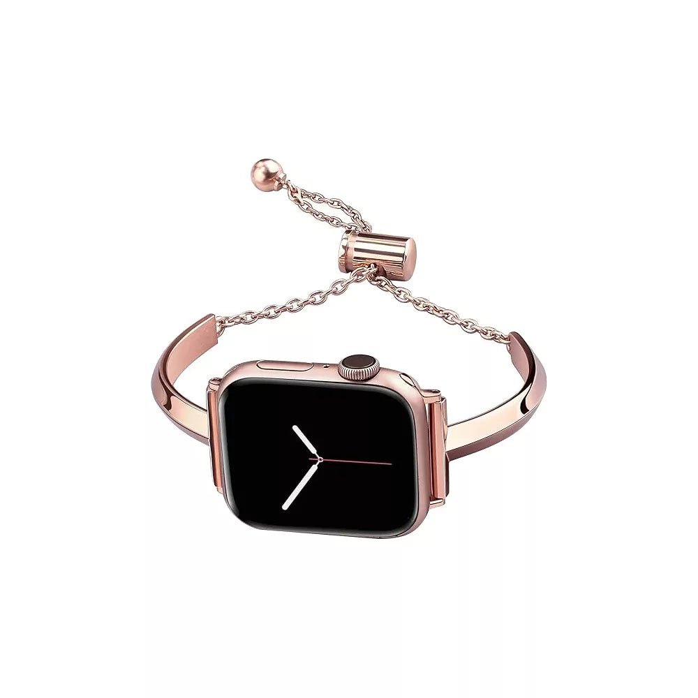 Damen Slim Edelstahl Link Armband für Apple Watch