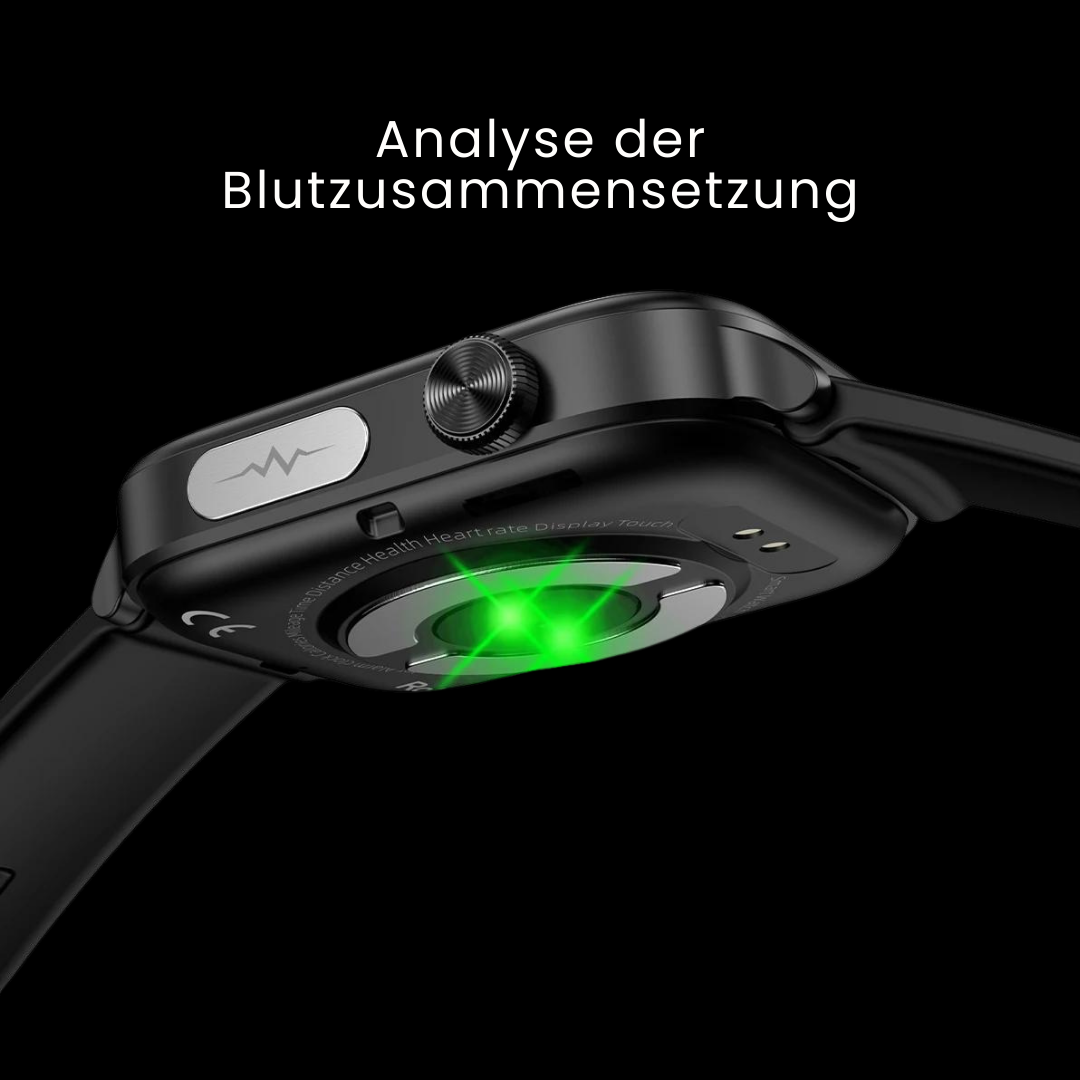 Smartwatch mit Benachrichtigungs- & Trackingfunktionen
