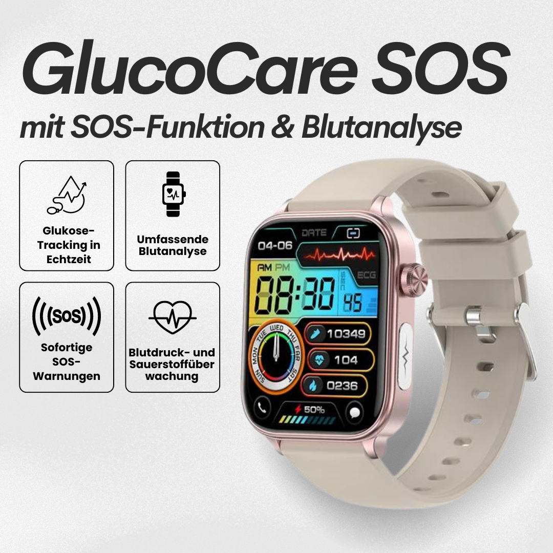 Smartwatch mit Benachrichtigungs- & Trackingfunktionen