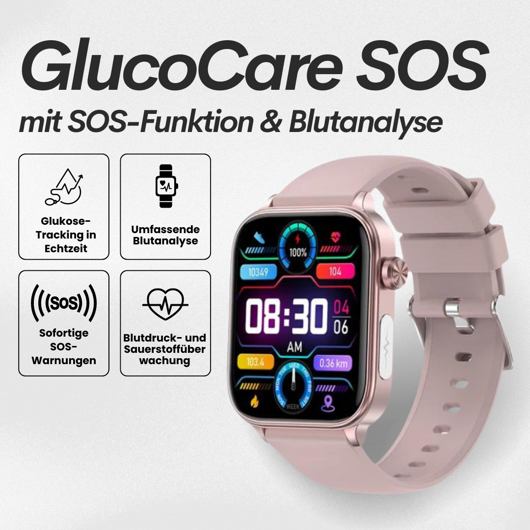 Smartwatch mit Benachrichtigungs- & Trackingfunktionen