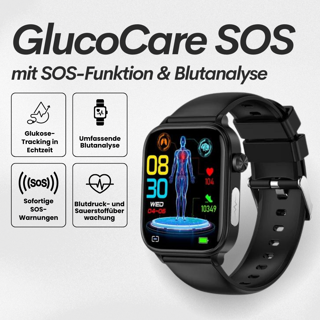 Smartwatch mit Benachrichtigungs- & Trackingfunktionen