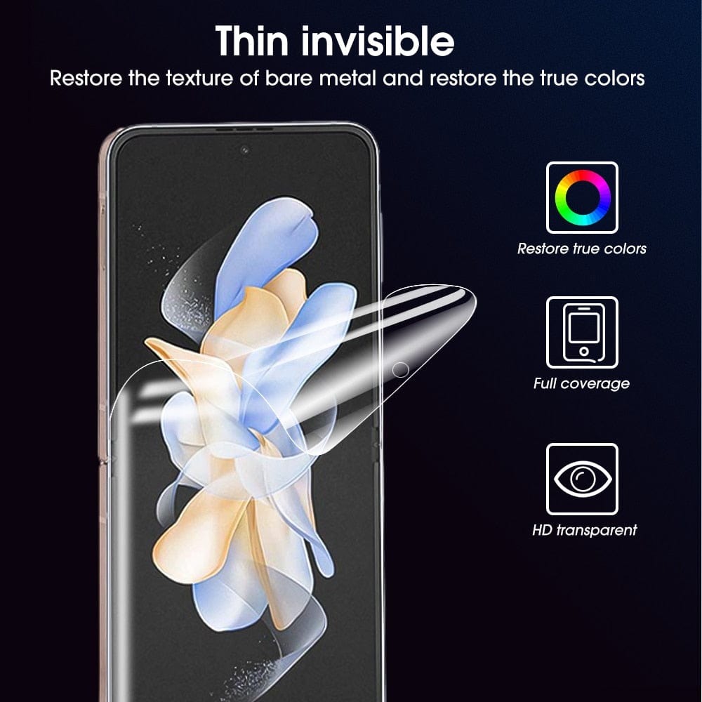 Samsung Z Flip 5 Hydrogel Displayschutz | Weiche TPU-Schutzfolie