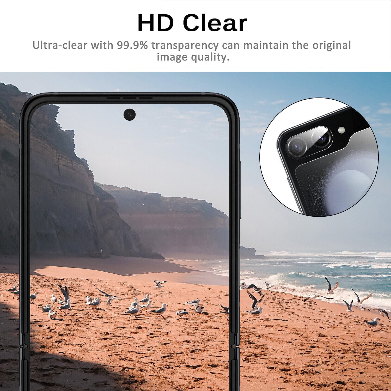 Samsung Z Flip 5 Hydrogel Displayschutz | Weiche TPU-Schutzfolie