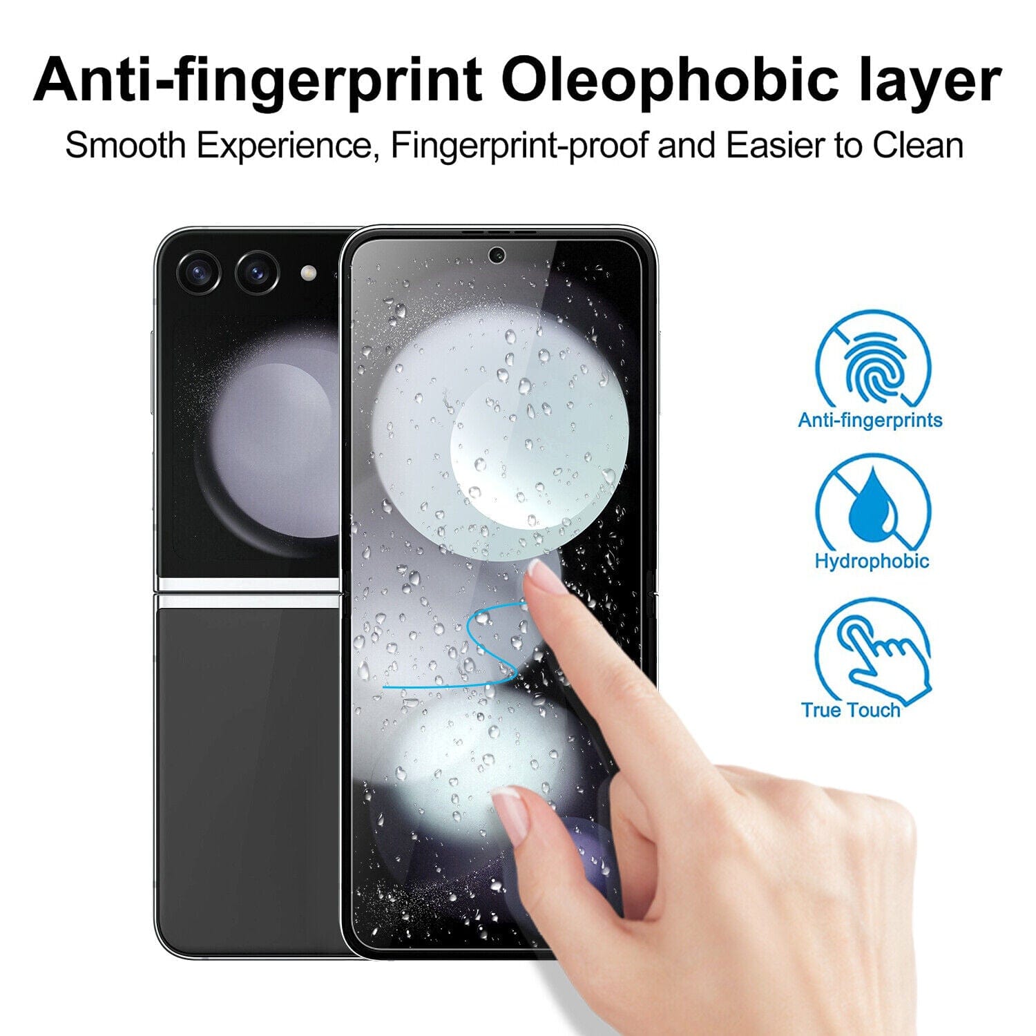 Samsung Z Flip 5 Hydrogel Displayschutz | Weiche TPU-Schutzfolie