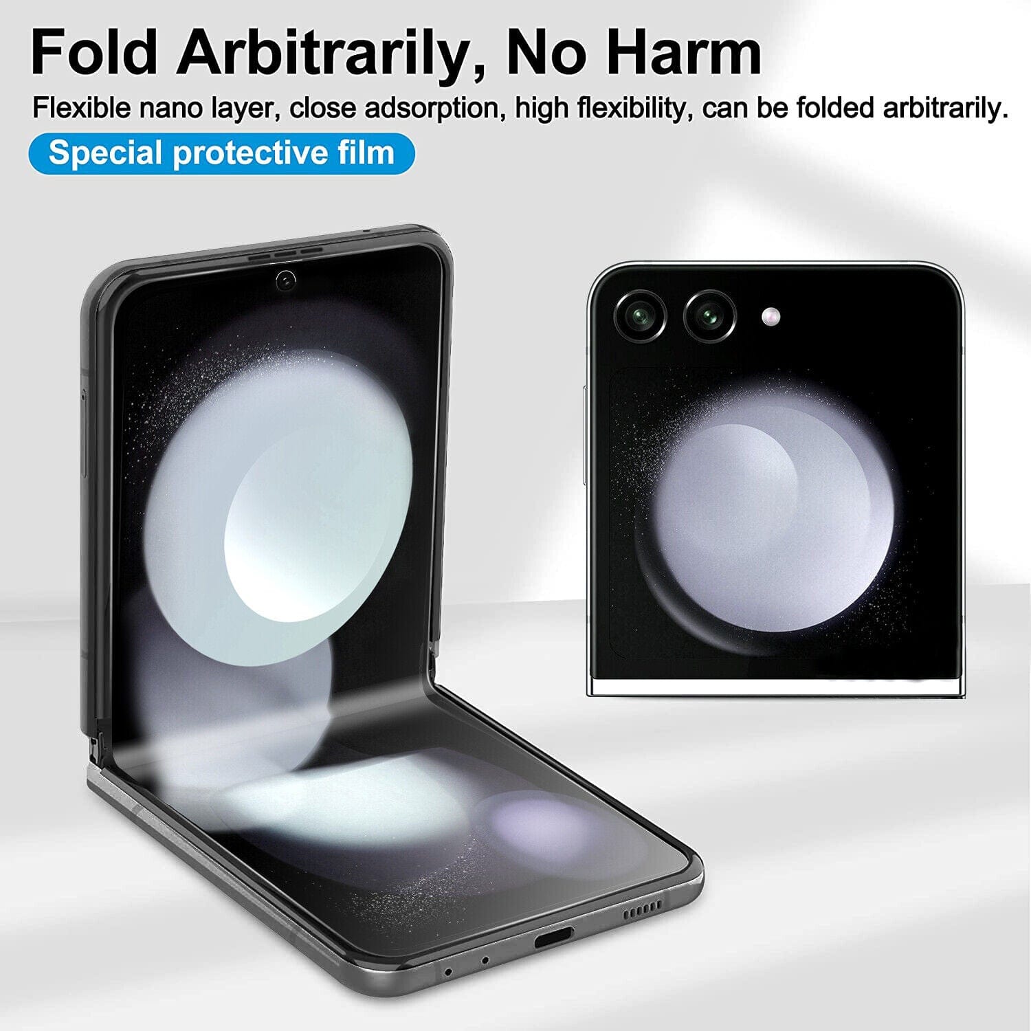 Samsung Z Flip 5 Hydrogel Displayschutz | Weiche TPU-Schutzfolie