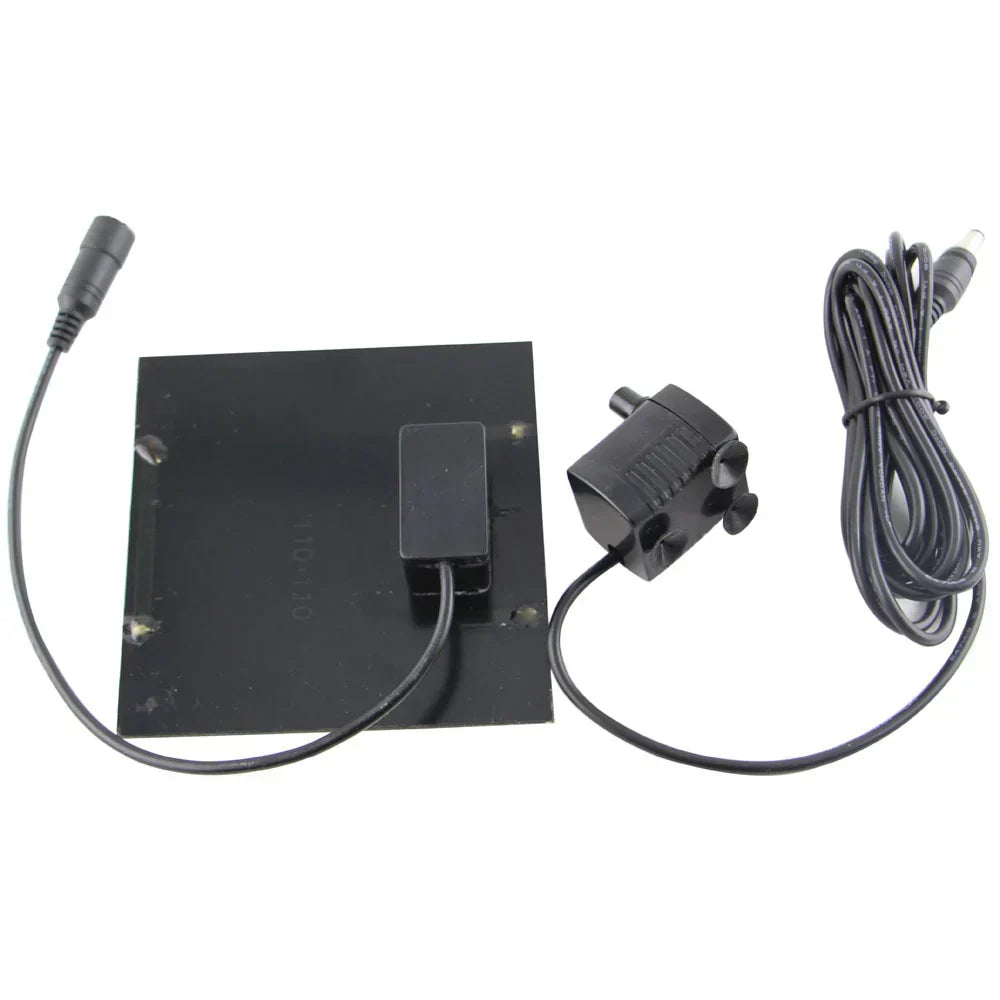 Solarbetriebener Wasserbrunnen für Garten & Vogelbad