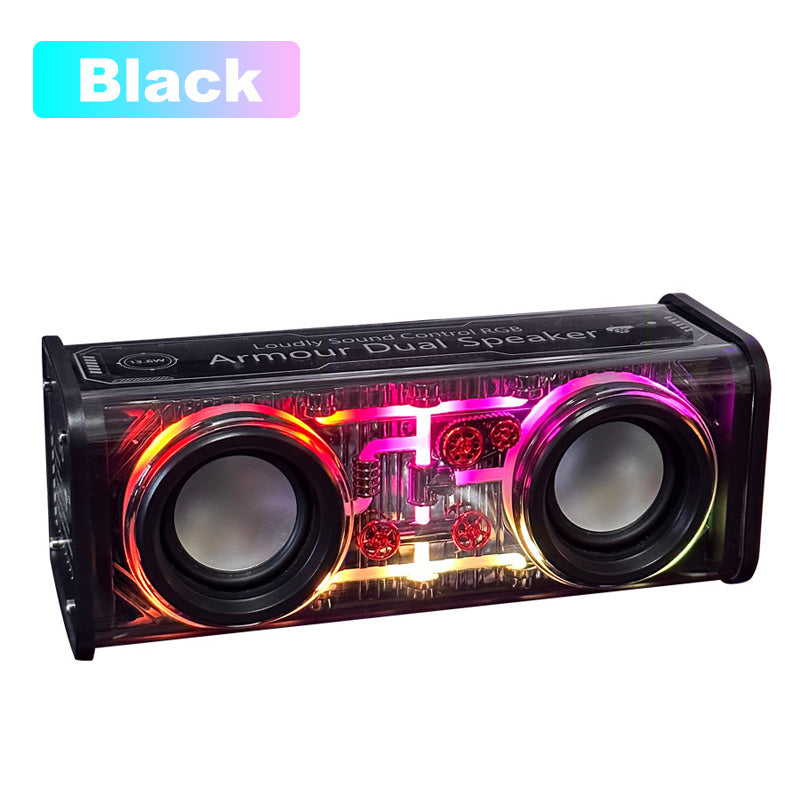 Transparente Bluetooth Lautsprecher mit Umgebungslicht