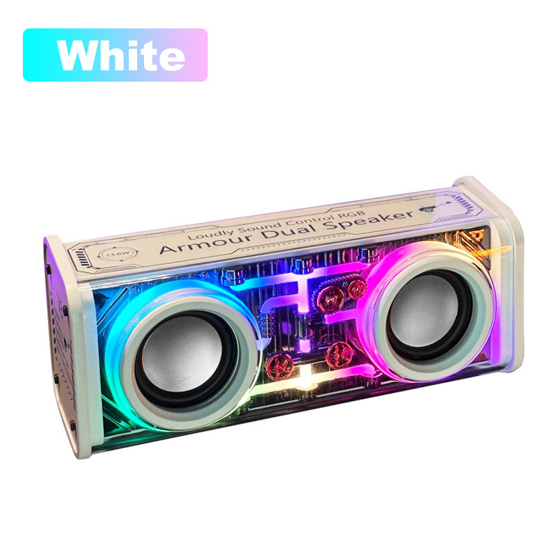 Transparente Bluetooth Lautsprecher mit Umgebungslicht