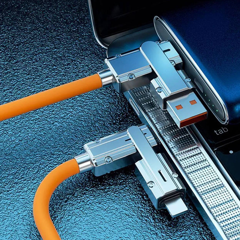 4-in-1 Multi-Funktions-Ladekabel - 120W Schnellladung