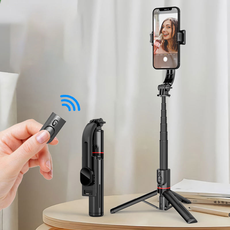 Multifunktionaler Selfie-Stick mit Stativ und LED-Licht