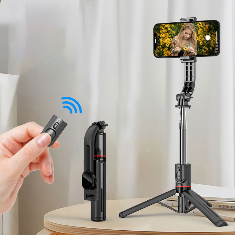 Multifunktionaler Selfie-Stick mit Stativ und LED-Licht