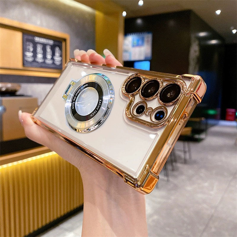 Sturzsichere Handyhülle mit unsichtbarem Ring für Samsung