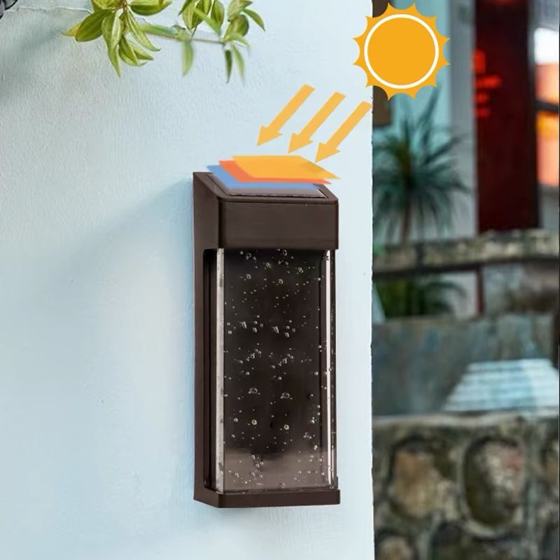 Stilvolle wasserdichte Solar-Wandlampe