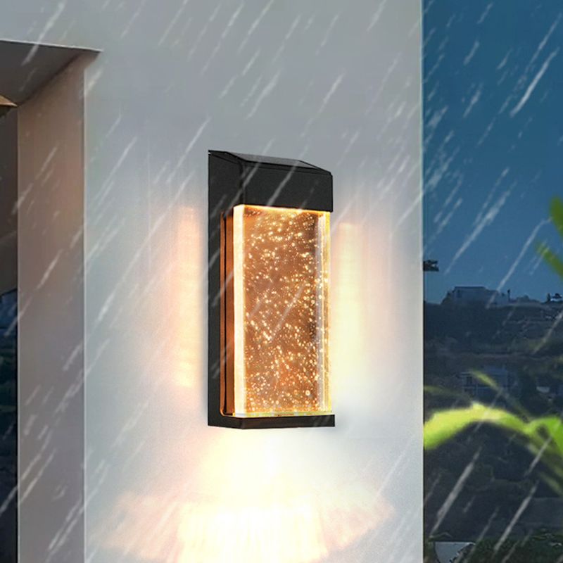 Stilvolle wasserdichte Solar-Wandlampe