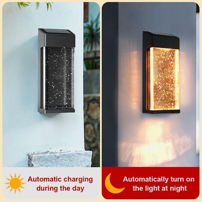 Stilvolle wasserdichte Solar-Wandlampe