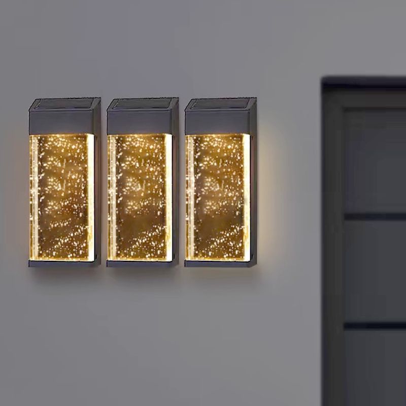 Stilvolle wasserdichte Solar-Wandlampe