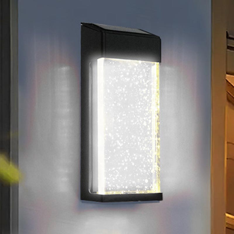 Stilvolle wasserdichte Solar-Wandlampe